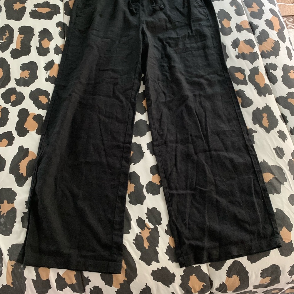 Old Navy Black Wide-leg Pants Women - Picture 6 of 10
